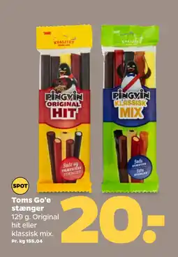 Netto Toms Go'e stænger tilbud