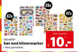 Lidl Sæt med klistermærker tilbud