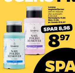 Netto Lovena neglelakfjerner tilbud