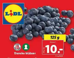 Lidl Danske blåbær tilbud