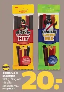 Netto Toms Go'e stænger tilbud