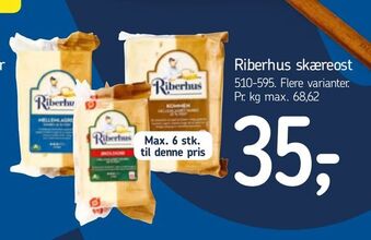 Føtex Riberhus skæreost tilbud