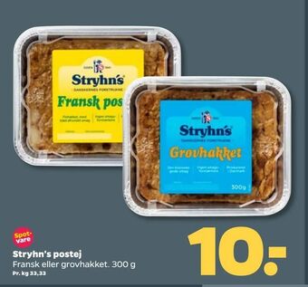 Netto Stryhn's postej tilbud
