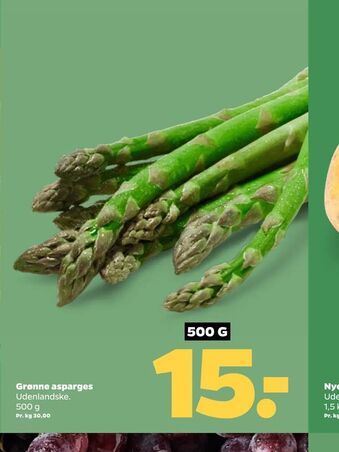Netto Grønne asparges tilbud