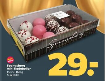 Netto Spangsberg mini flødeboller tilbud