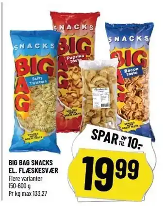 Løvbjerg BIG BAG SNACKS EL. FLÆSKESVÆR tilbud