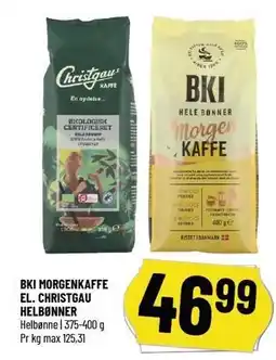 Løvbjerg BKI MORGENKAFFE EL. CHRISTGAU HELBØNNER tilbud