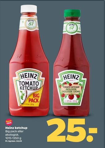 Netto Heinz ketchup tilbud