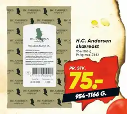 Bilka HCA H.C. Andersen skæreost tilbud
