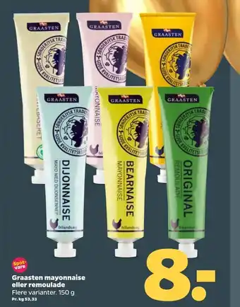 Netto Graasten mayonnaise eller remoulade tilbud