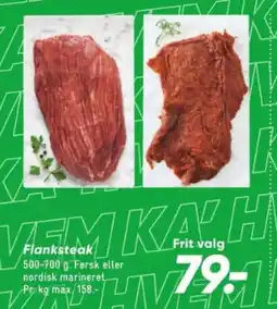 Bilka Flanksteak tilbud