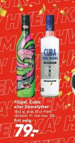 Bilka Flügel, Cuba eller Sismofytter tilbud