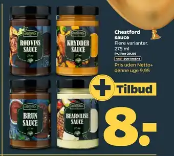 Netto Chestford sauce tilbud