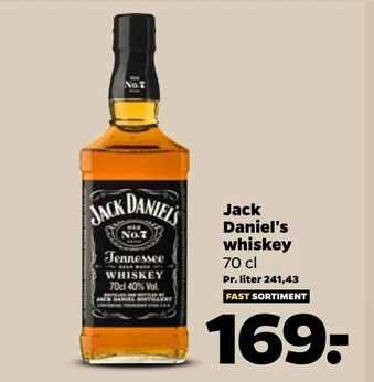 Jack Daniel's whiskey