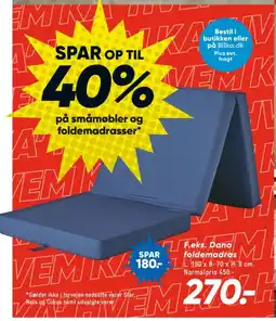 Bilka Foldemadras tilbud