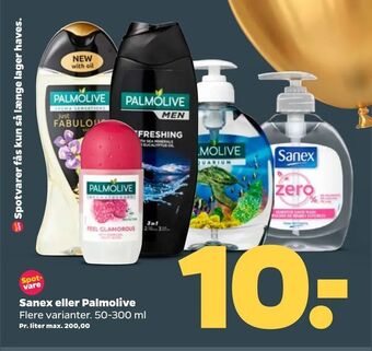 Netto Sanex eller Palmolive tilbud