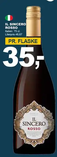 Let-Køb IL SINCERO ROSSO tilbud