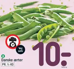 REMA 1000 Danske ærter tilbud
