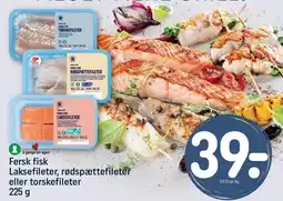 REMA 1000 Fersk fisk Laksefileter, rødspættefileter eller torskefileter tilbud