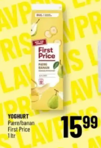 Løvbjerg YOGHURT Pære/banan First Price tilbud