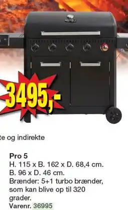Harald Nyborg Gasgrill Pro Infrarød Pro 5 tilbud