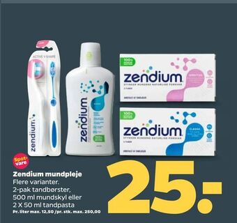 Netto Zendium mundpleje tilbud