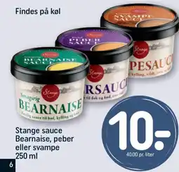REMA 1000 Stange sauce Bearnaise, peber eller svampe tilbud