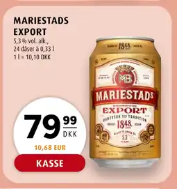 Scandinavian Park MARIESTADS EXPORT tilbud