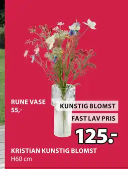 JYSK KRISTIAN KUNSTIG BLOMST tilbud