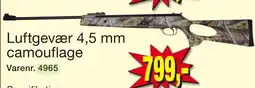 Harald Nyborg Luftgevær 4,5 mm camouflage tilbud