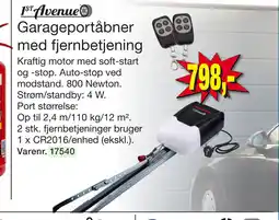 Harald Nyborg Garageportåbner med fjernbetjening tilbud