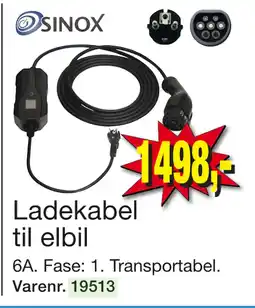 Harald Nyborg Ladekabel til elbil tilbud