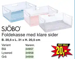 Harald Nyborg Foldekasse med klare sider tilbud