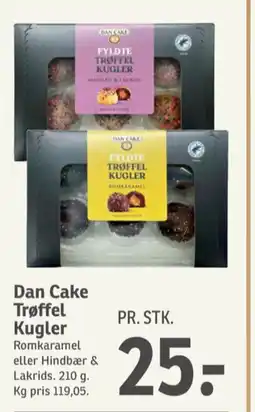 Trøffelkugler Hindbær & Lakrids