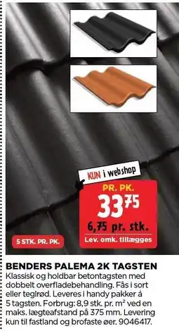 jem & fix BENDERS PALEMA 2K TAGSTEN tilbud