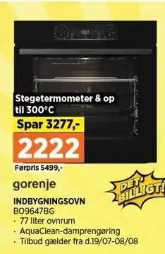 Power INDBYGNINGSOVN tilbud