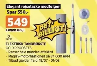 Power ELEKTRISK TANDBØRSTE tilbud