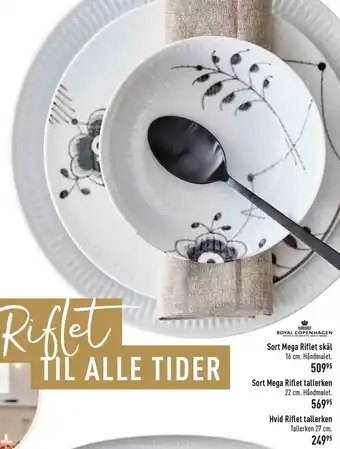 Imerco Sort Mega Riflet Skål 16 cm tilbud