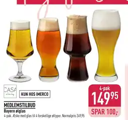 Imerco Bayern ølglas tilbud