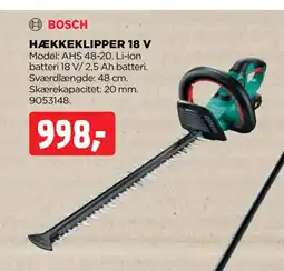 jem & fix HÆKKEKLIPPER 18 V tilbud