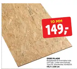 jem & fix OSB3 PLADE tilbud