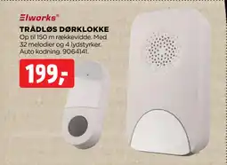 jem & fix TRÅDLØS DØRKLOKKE tilbud