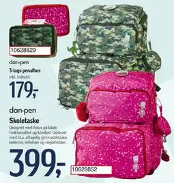Føtex dan pen Skoletaske tilbud