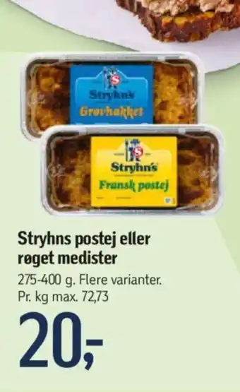 Føtex Stryhns postej eller røget medister tilbud