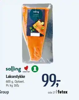 Føtex Laksestykke tilbud