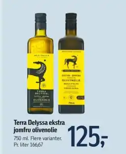 Føtex Terra Delyssa ekstra jomfru olivenolie tilbud