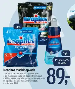 Føtex Neophos maskinopvask tilbud