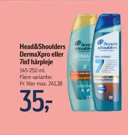 Føtex Head&Shoulders DermaXpro eller 7in1 hårpleje tilbud