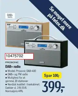 Føtex DAB+ radio tilbud