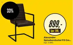 My Home Alexander Spisebordsstol 93 Cm... tilbud